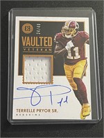 Terrelle Pryor Sr 2017 Panini /49 Patch Auto