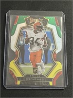 Jerome Ford 2022 Panini Select Die Cut RC Prizm