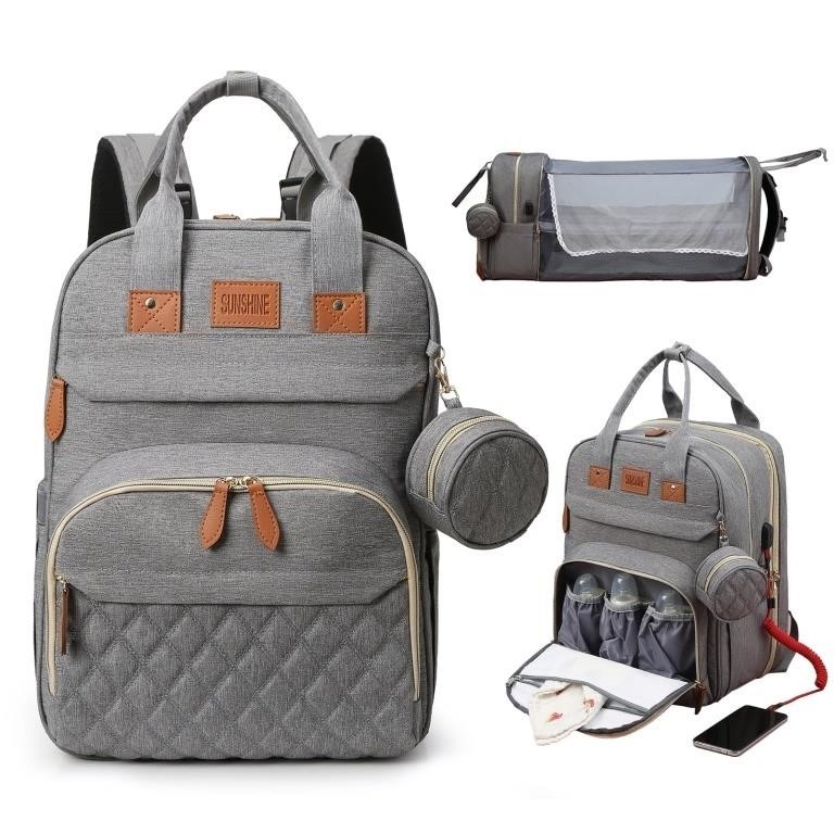 FM8557  LarmTek Diaper Bag Backpack Unisex