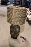 Brass Swirl Table Lamp, Estate