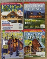 Log home living magazine lot