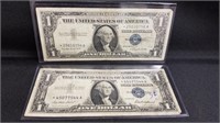 1957 & 1957 A $1 Silver Certificate Star Notes