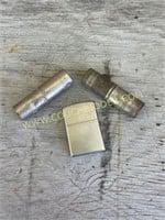 zippo lighters and match canisters