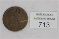 Walking Liberty Half Dollar Coin - 1917 - AG