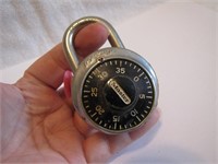 Vintage Master Combination Padlock with Combo #