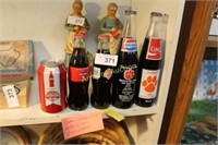 CLEMSON CHAMPIONSHIP BOTTLES & CAN - COKE &