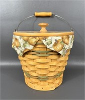 Longaberger Woodcrafts Pumpkin Basket