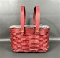 Longaberger Red Holiday Basket
