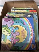 Flat of Little Golden Books and others
