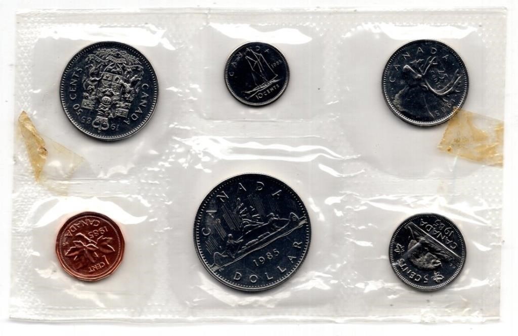 1985 Canada Prooflike Coin Set