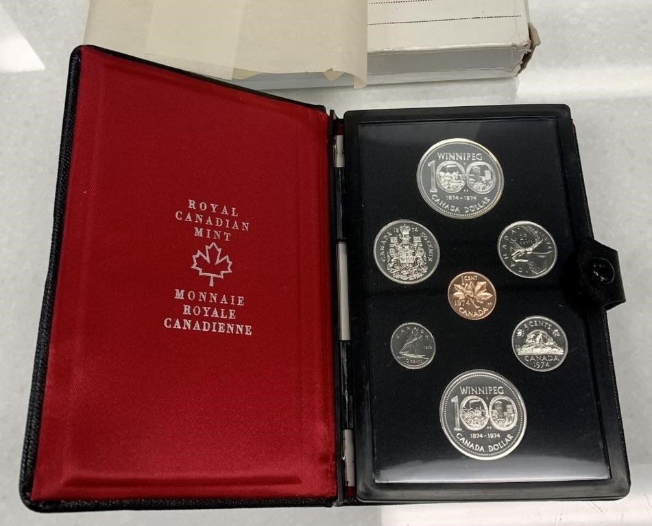 1974 Canada Double Dollar Coin Set