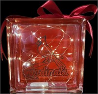 Lighted STL Cardinals Decor Christmas Is Coming