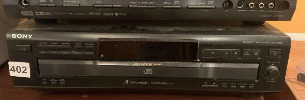 SONY 5 CD CHANGER CDP-CE395