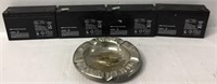 4 BATTERIES MFH-RB6-12 MOFFETT FIELD ASH TRAY