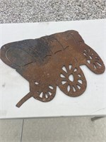 Metal Cut-Out Stagecoach