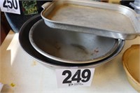 Dish Pans & Aluminum Roaster