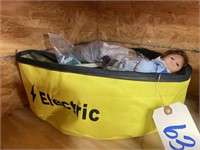Canvas Electric Bag w/Dolls - Easter Décor +