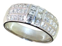 Platinum 1.00 ct Natural VS Diamond Ring