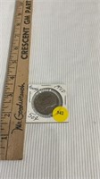 1971 Kennedy half dollar coin