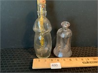 Antique Carrie Nation Bottle w/Cork Vinegar+