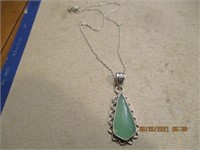 925 Pendant w/ Necklace