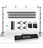 $68 2.6M x 3M/8.5ft x 10ft Photo Backdrop Stand