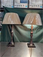 Two Beautiful double pull lamps