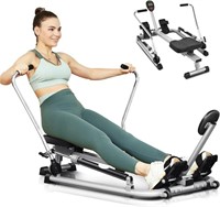 ANCHEER Rowing Machine, Foldable with LCD, Grey