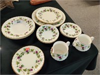 Place setting for 2 English China