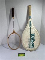 Tennis Racket & Bad Mitten Racket
