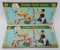 (2) Fisher Price Circus Signs. Each measures