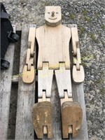 WOODEN STATUE/ DOLL