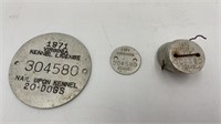 Group of 1971 Virginia dog tags