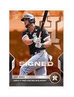 2022 Topps Now Jose Abreu Signed 3 Year Deal White
