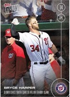 2016 Topps Now Exclusive Bryce Harper 4/14/16 Limi