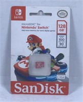 New Damaged Box Sandisk microSDXC for Nintendo