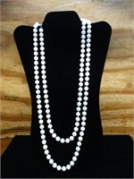60" Flapper Style Beaded Necklace
