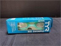 TYR Big Swimple Adult Goggles, Mint