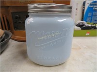 Mason Storage Jar, dented lid, still works