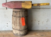 Antique Nail Keg and Buoy