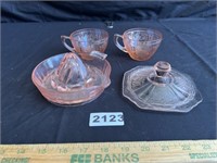 Pink Depression Glass-Reamer is Chipped