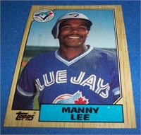 1987 Topps Manny Lee baseball card