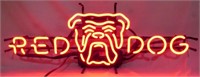 Red Dog Neon Sign 13x34.5"