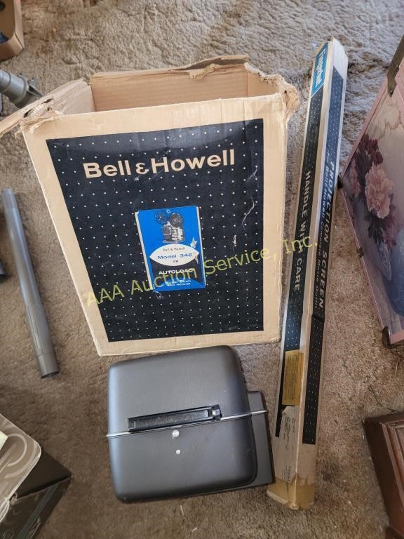 Bell & Howell super 8mm projector and protection