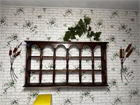 Wall Plate Rack, Cattails