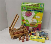 Drawing Set, Wooden Truck with Blocks and More.