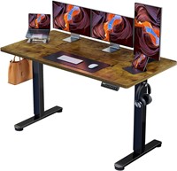 ErGear Adjustable Electric Desk  55x28  Brown
