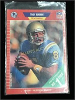 1989 TROY AIKMAN PRO SET ROOKIE CARD #490
