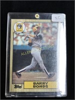 1987 BARRY BONDS TOPPS ROOKIE CARD #320