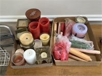 Large lot of candles